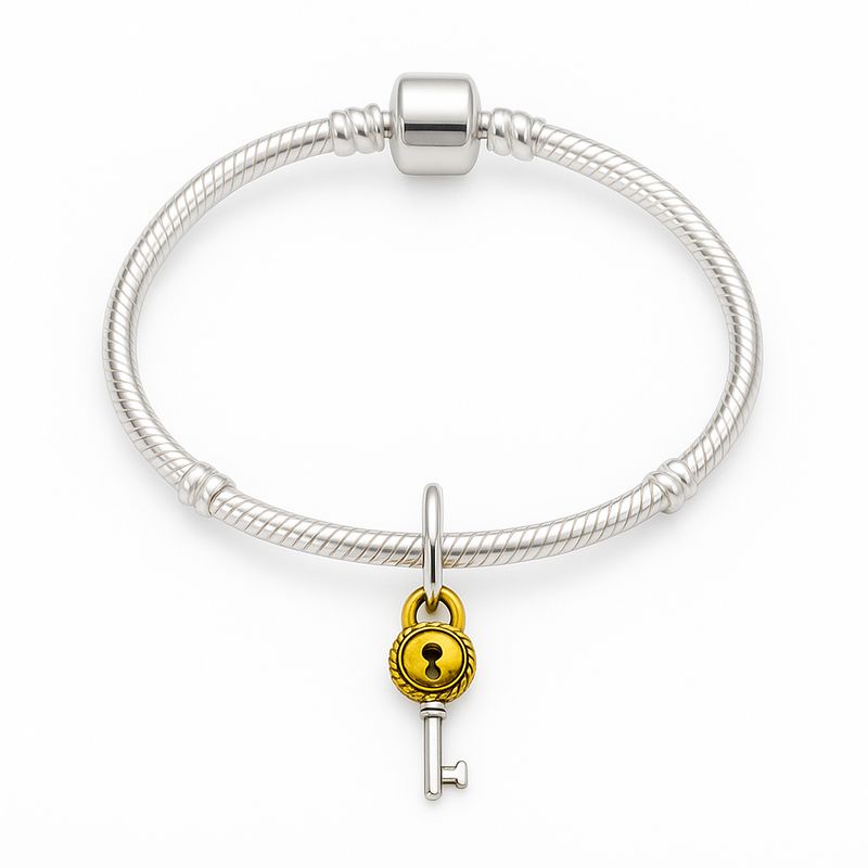 GENERICO - Pulsera de Plata Baño Esterlina 925