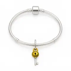 GENERICO - Pulsera de Plata Baño Esterlina 925