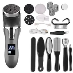 BITART - Removedor Quita Callos Eléctrico Para Pie Recargable 10 Pcs