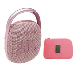 JBL - Parlante Bluetooth Clip 4 Rosa y Estuchen-Rosa