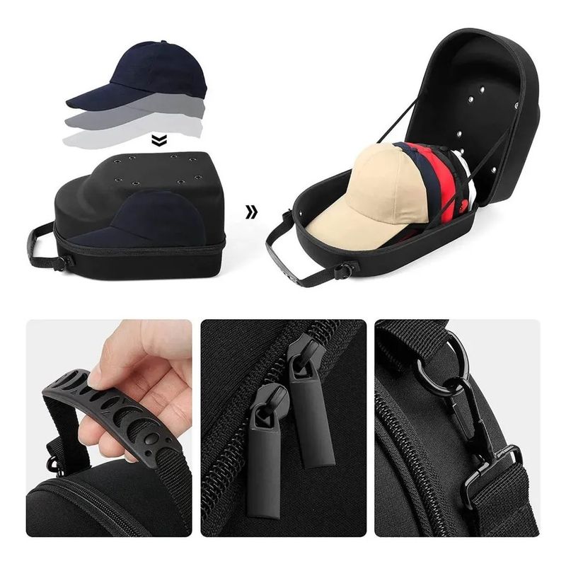 KUANGYE - Bolso Mochila Porta Gorra Jockey Cap Carrier