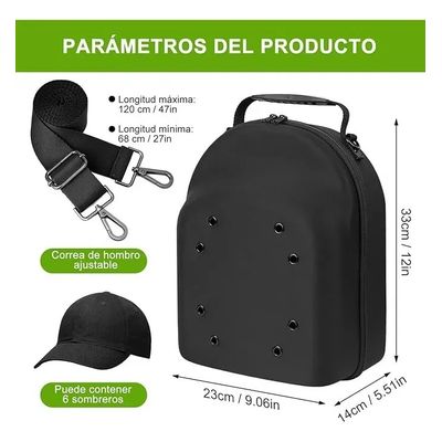 Imagen 2 del producto Bolso Mochila Porta Gorra Jockey Cap Carrier