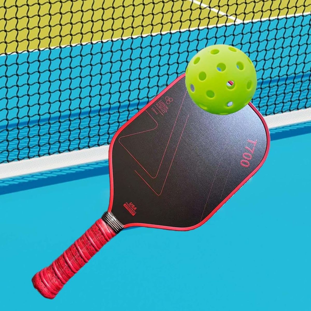 PUREPOWER - OFERTA: Set 2 Paletas Pickleball Carbono 16mm +4 Bolas Power