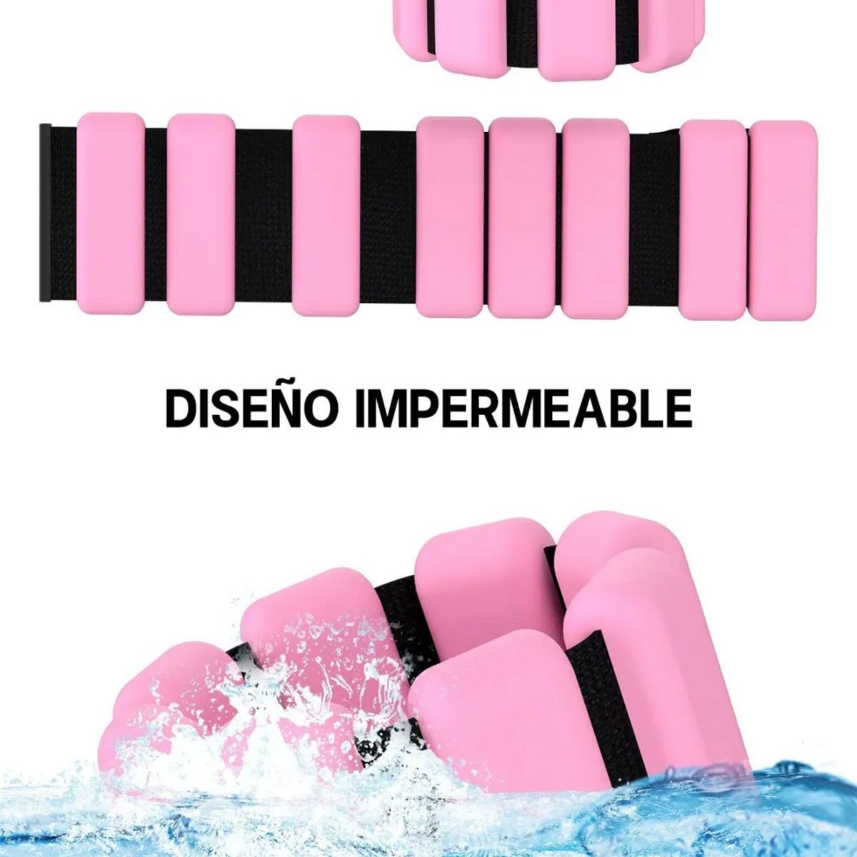 KUANGYE - Kit 2 Brazaletes Pesas Para Tobillos Y Muñecas 2 Lbs Ajusta