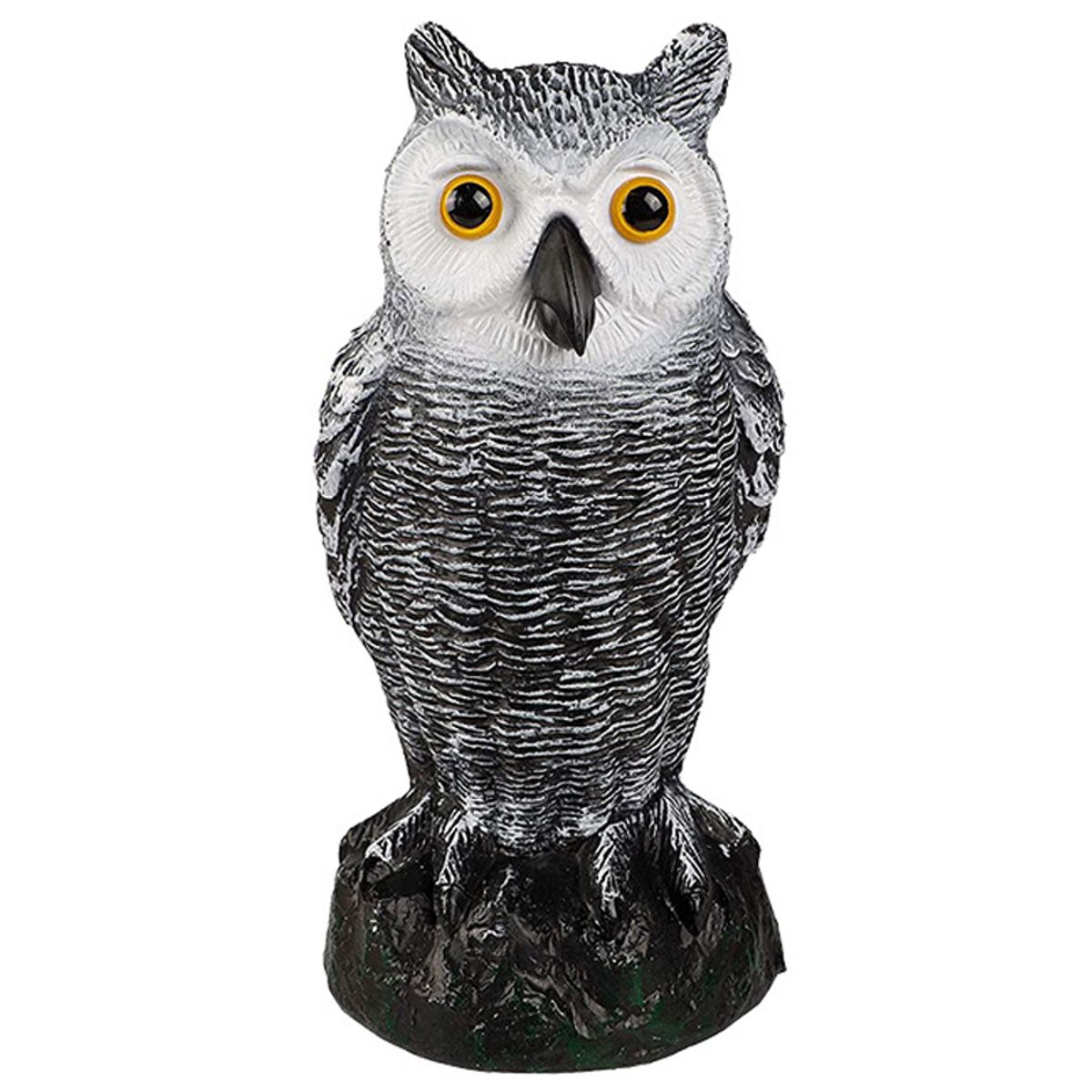 KUANGYE - Estatua Realista De Búho Espantapájaros Paloma