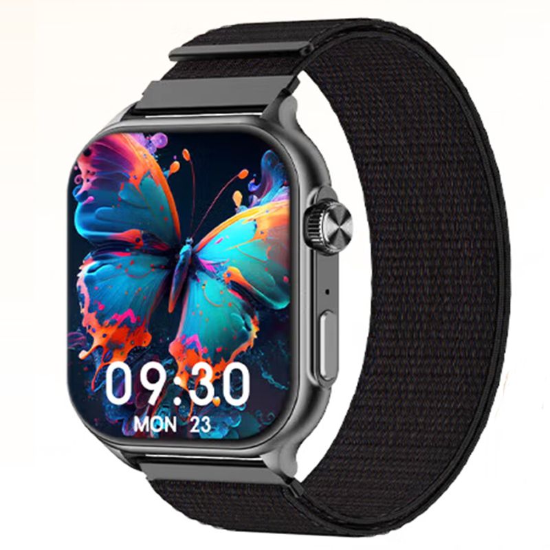 LENOVO - Reloj inteligente Lenovo F101 Bluetooth AMOLED Negro