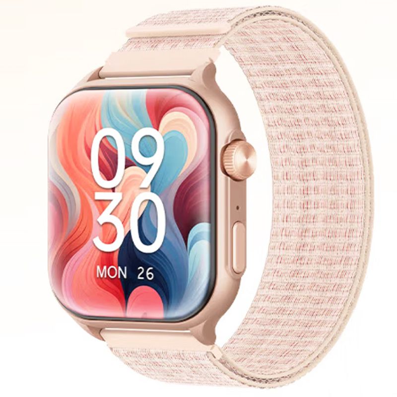 LENOVO - Reloj inteligente Lenovo F101 Bluetooth AMOLED Rosa