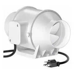 GENERICO - Extractor De Aire Axial 6 Pulgadas, Ventilador Extractor 75w