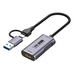 GENERICO - Capturadora De Video Usb-c 60hz Compatible Psxboxswitch - Alta Calidad