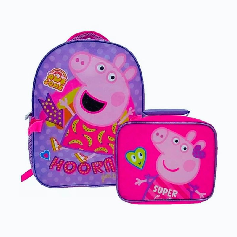 GARSIL - Mochila Infantil Peppa Pig Con Lonchera