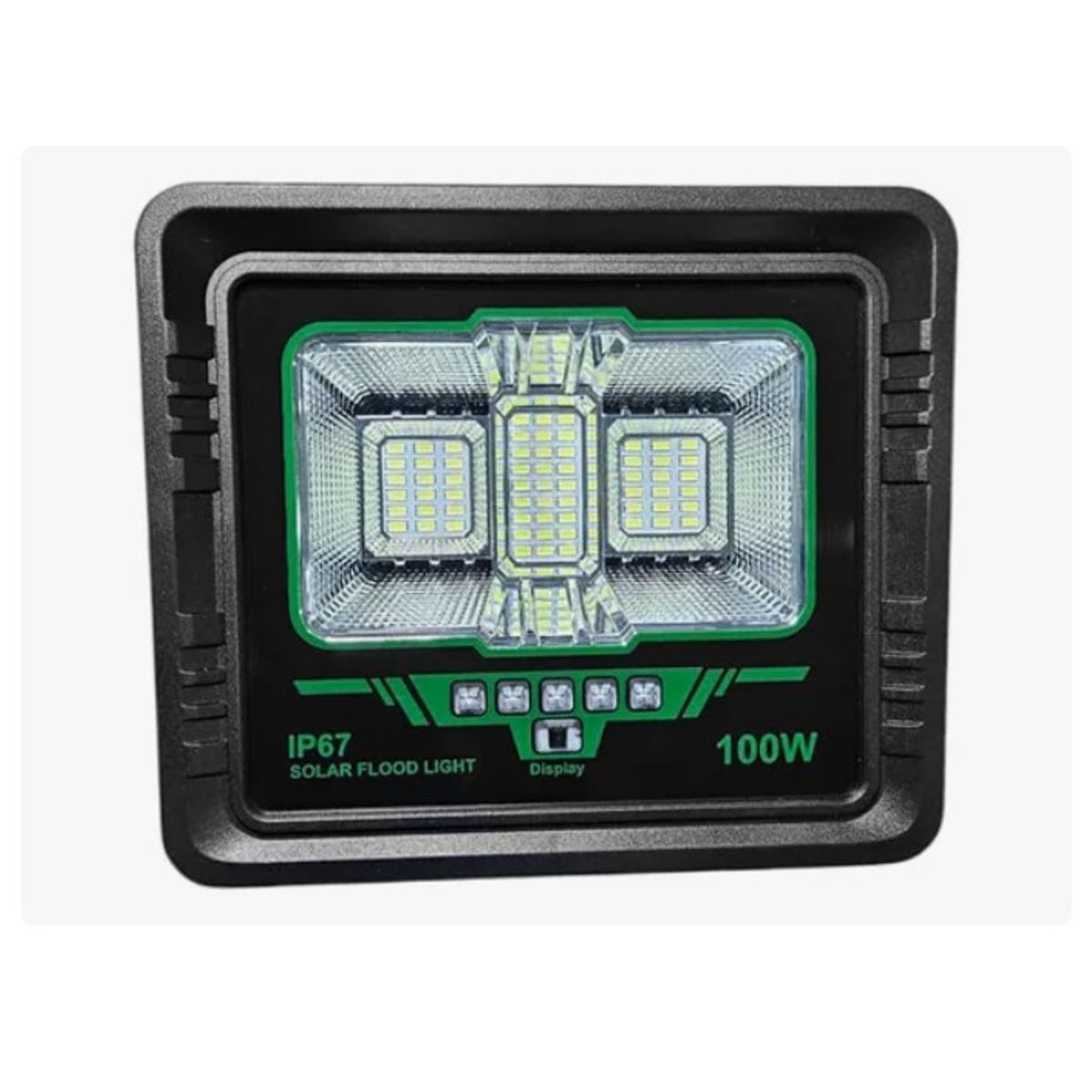 OFERTABKN - Lampara Foco Solar 63led 100w + Panel Solar + Control Remoto