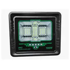 OFERTABKN - Lampara Foco Solar 63led 100w + Panel Solar + Control Remoto