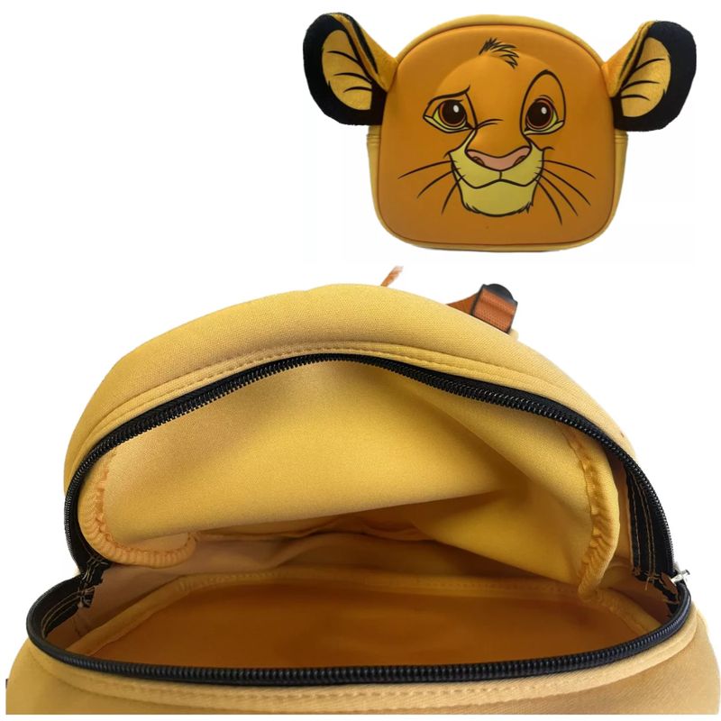 GARSIL - Mochila Pre-escolar 3d El Rey Leon Simba + Arnes Antiperdida Disney