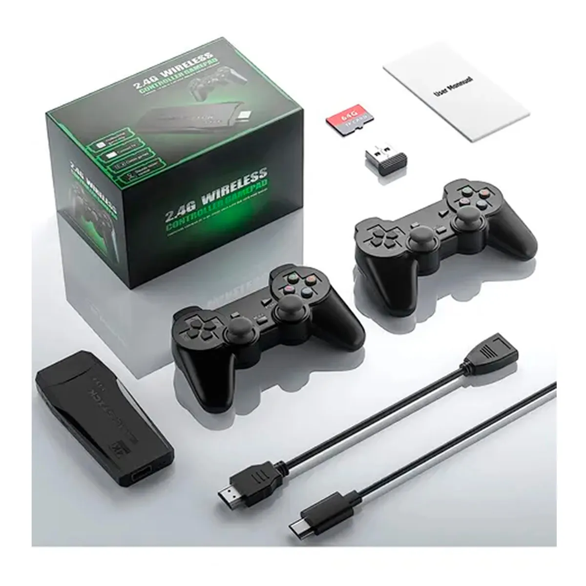 OFERTABKN - Gamer Stick 4k M8 Lite Para Tv Con Más De 20000 Juegos