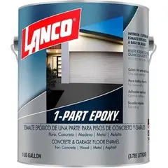 LANCO - Esmalte Epoxico Alto Trafico 1 Part Epoxy Gris gl