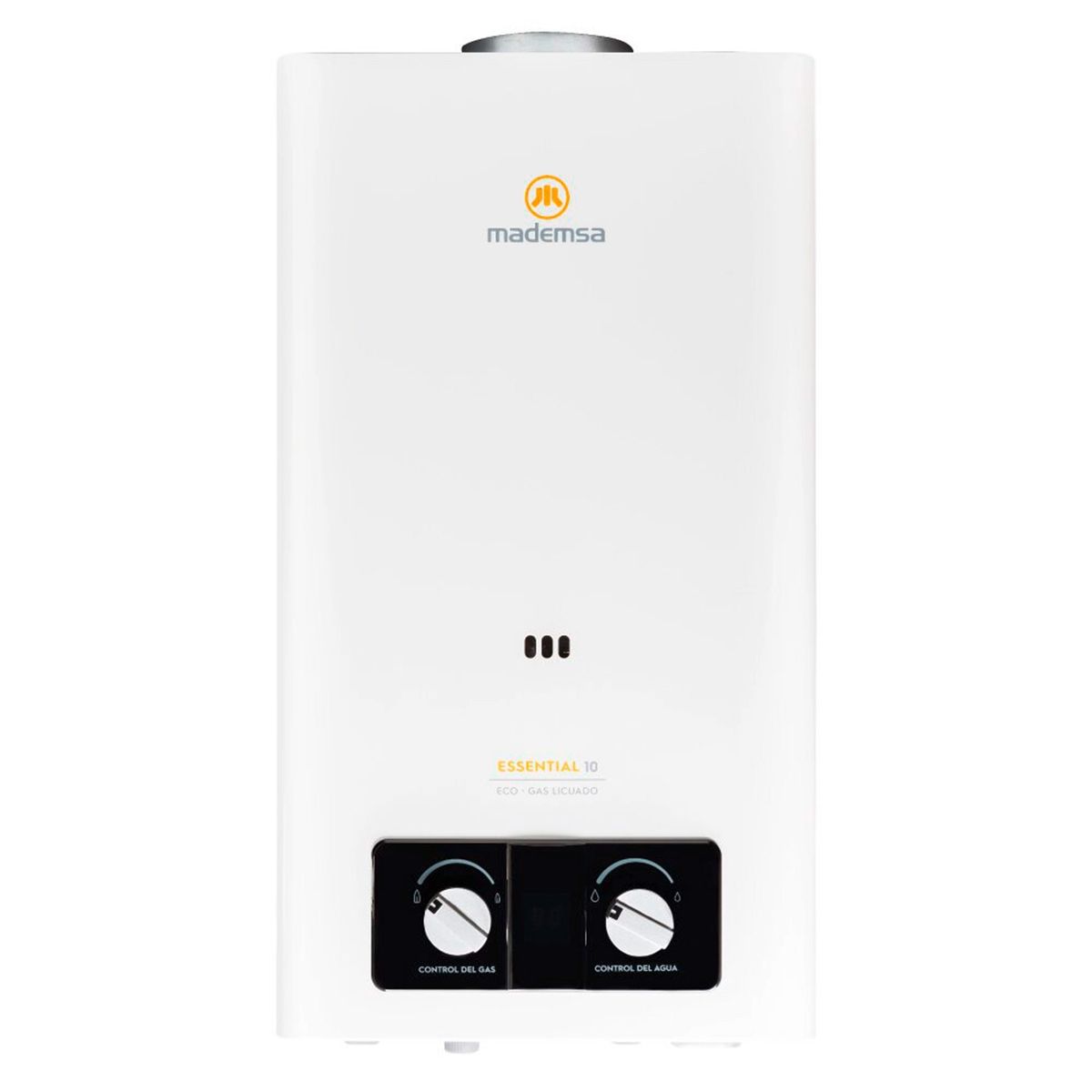 MADEMSA - Calefont Gas Licuado 10 Litros Tiro Natural Essential Eco Mademsa