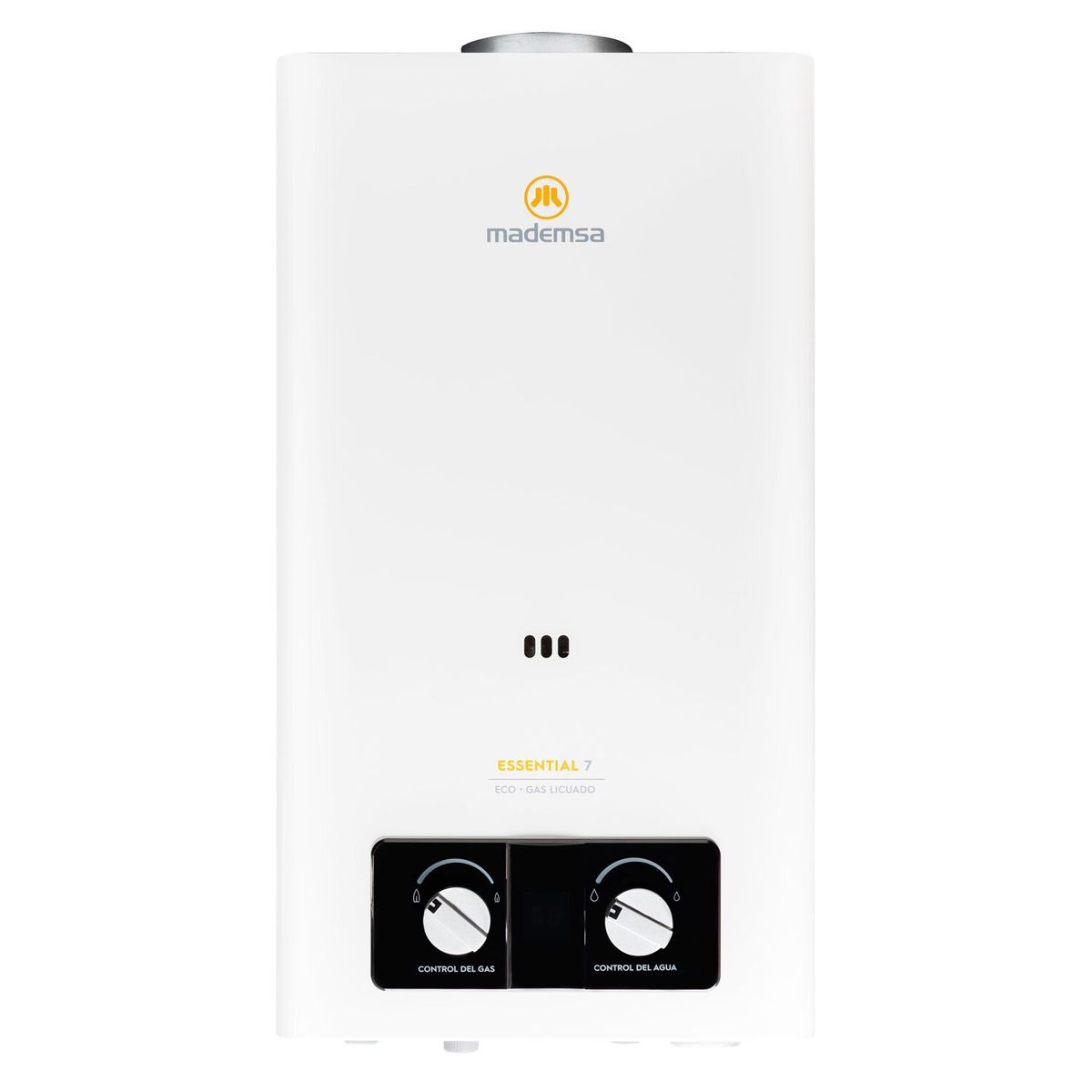 MADEMSA - Calefont Gas Licuado 7 Litros Tiro Natural Essential Eco Mademsa