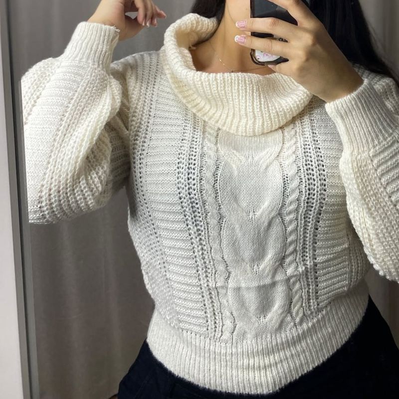 ARRAKASTA - Sweater de lana cuello alto