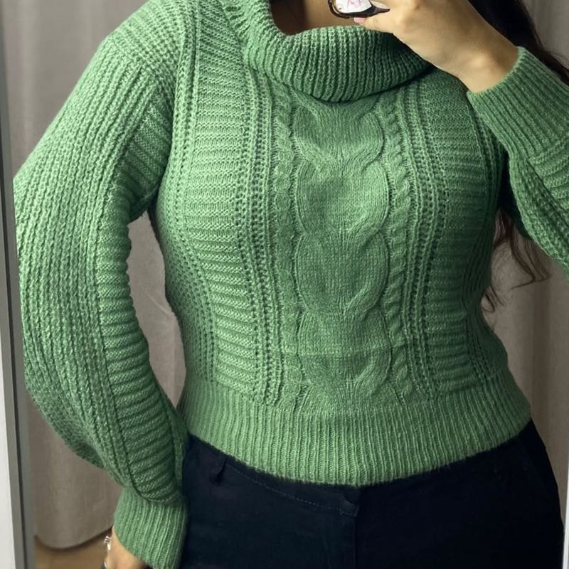 ARRAKASTA - Sweater de lana cuello alto