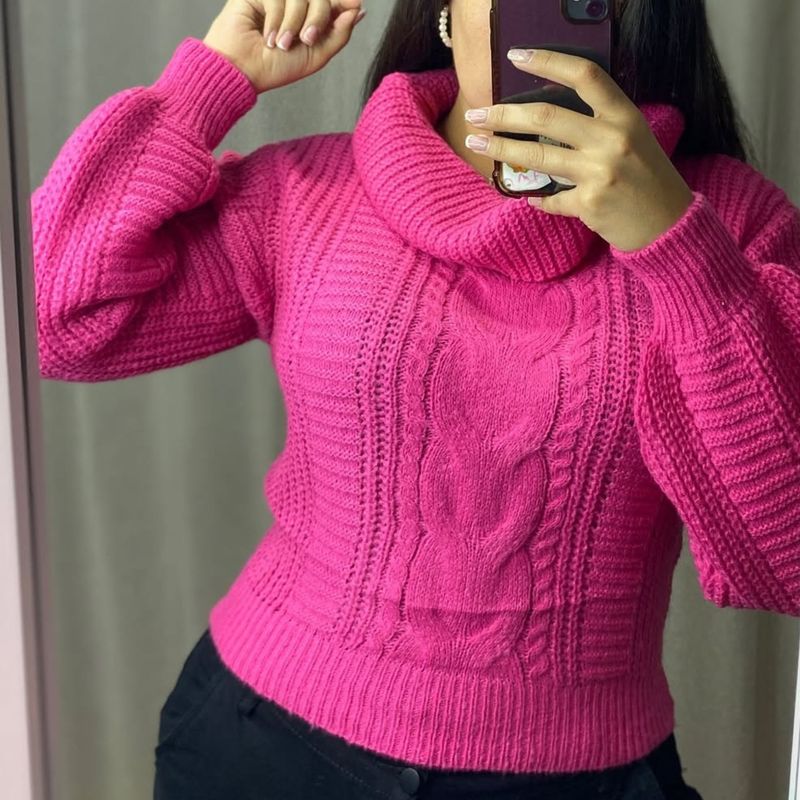 ARRAKASTA - Sweater de lana cuello alto