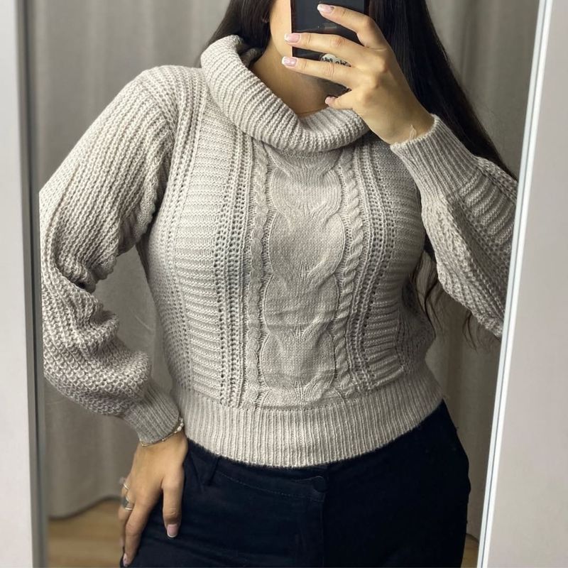 ARRAKASTA - Sweater de lana cuello alto