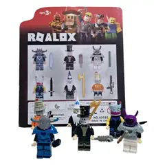 GENERICO - Set 6 Figuras Roblox Mini para bloques