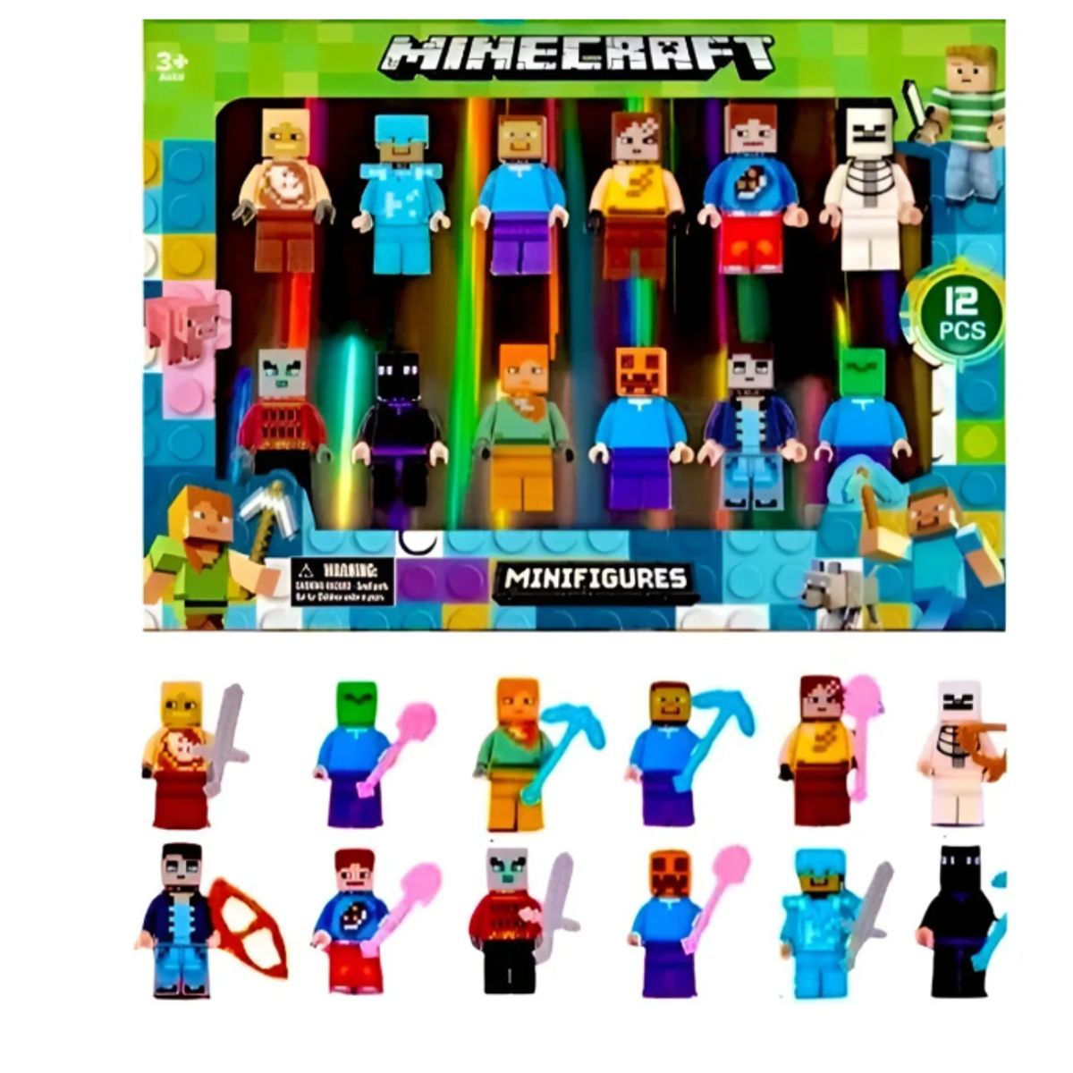 GENERICO - Set Figuras Armables Juguetes Accesorios