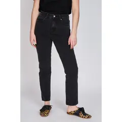ECLIPSE - Jeans Straight Anastasia Negro Negro
