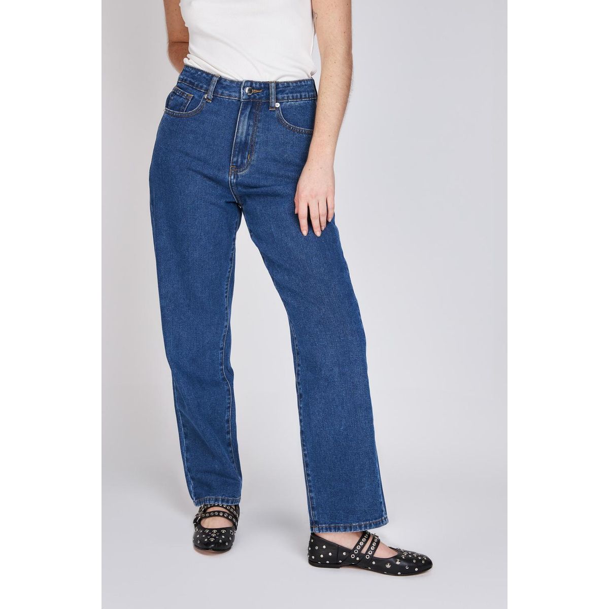 ECLIPSE - Jeans Straight Anastasia Azul Eclipse