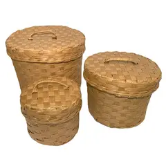 BRIC - Cestas con tapa set de 3