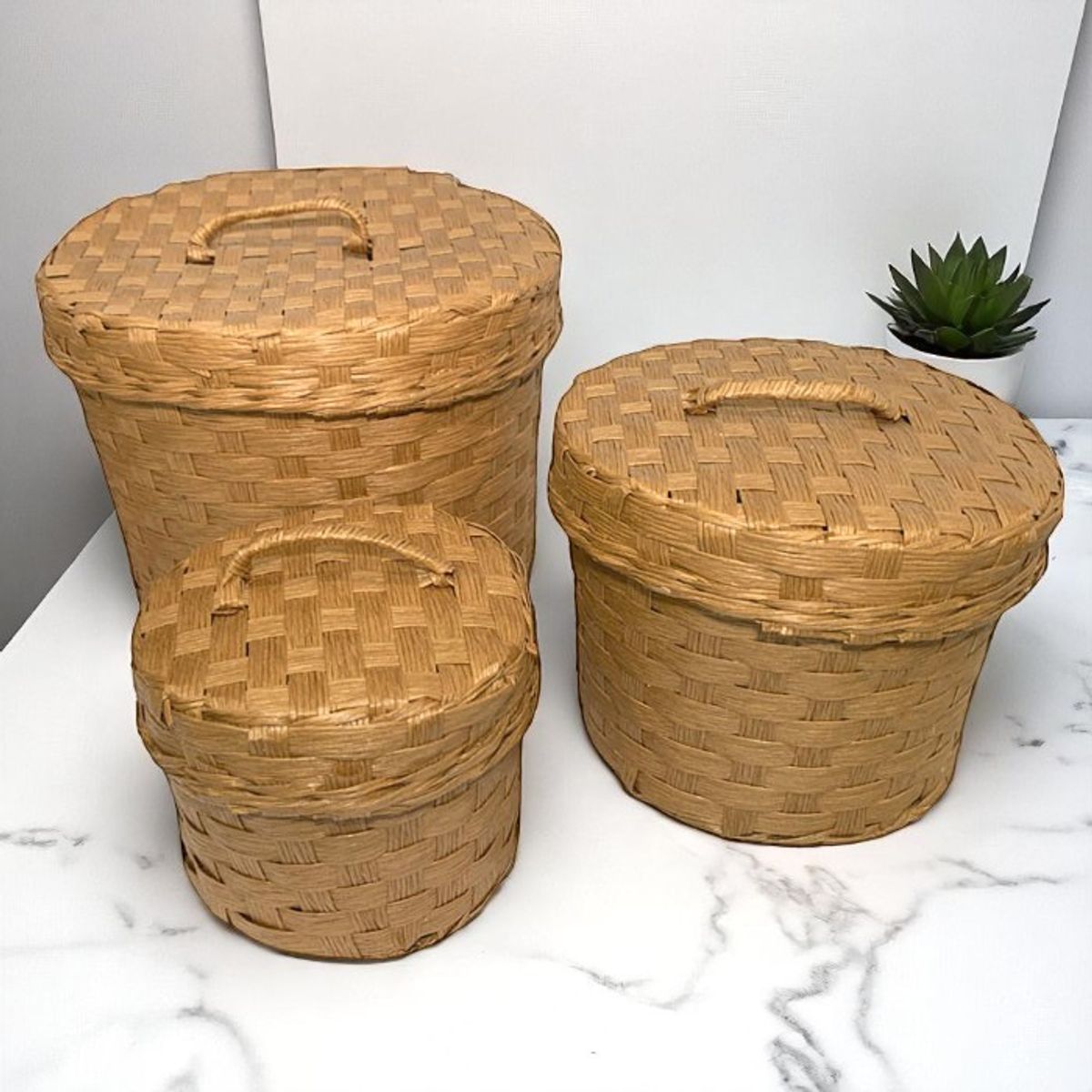 BRIC - Cestas con tapa set de 3