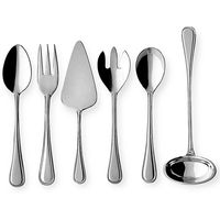 Juego de 6 Piezas de Cubiertos para Servir Acero Inoxidable 18/10