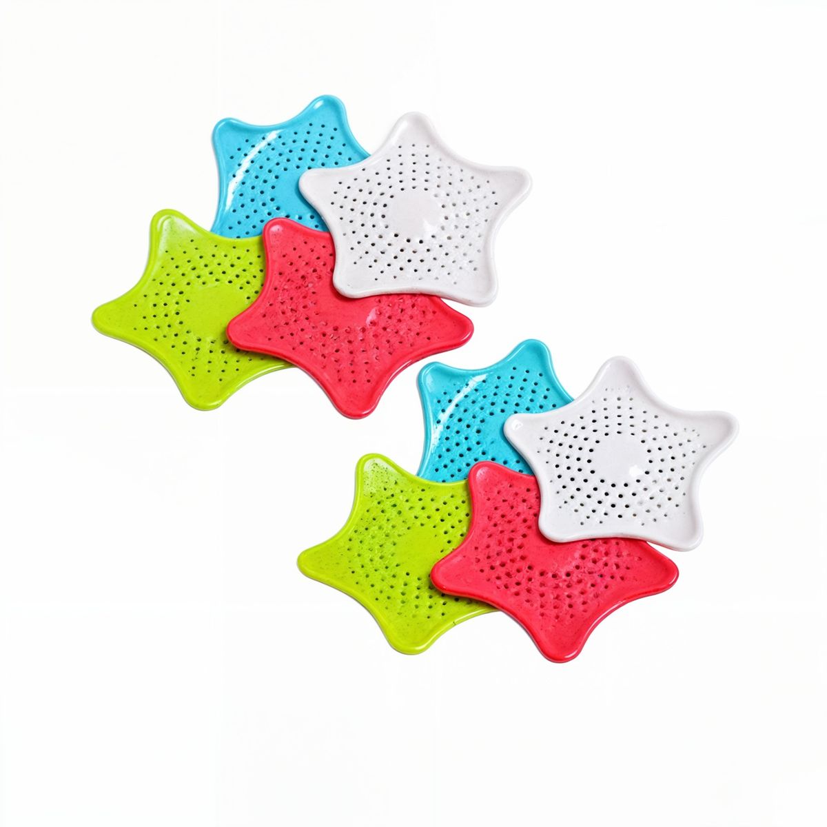 GENERICO - set 8 filtro desague ducha tapon desague lavaplatos filtro fragadero