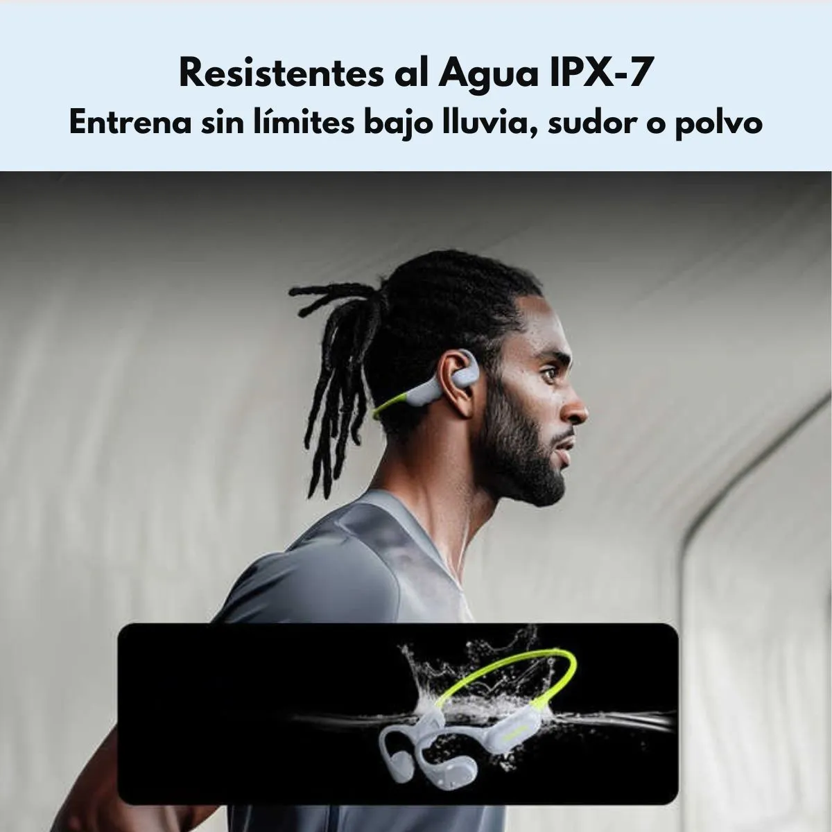 LANGSDOM - Audífonos Inalambricos Deportivos Ipx-7 Langsdom BE19 Verde