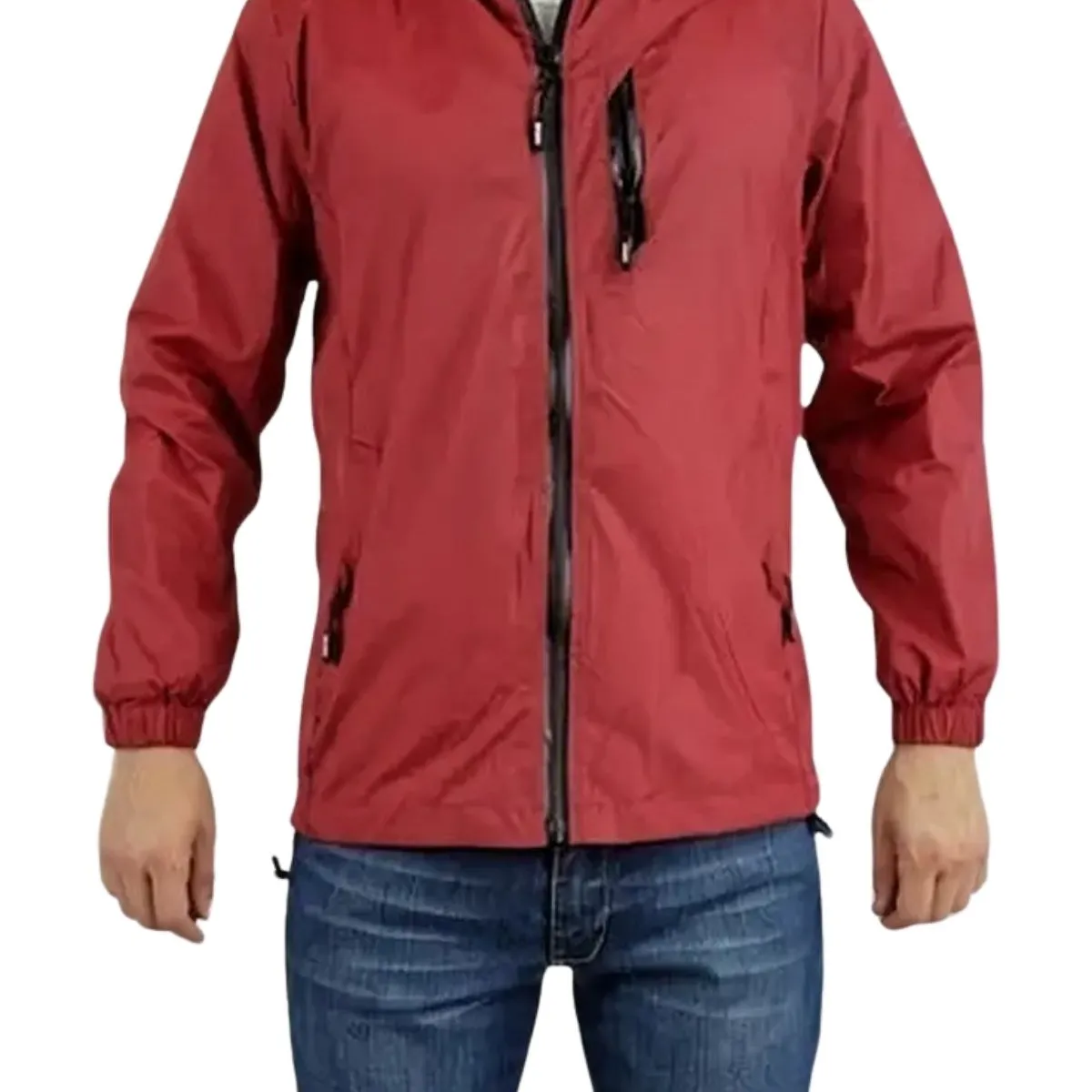 LIKE SHOP - Chaqueta Deportiva Corta Viento Impermeable. Parka Liviana 283
