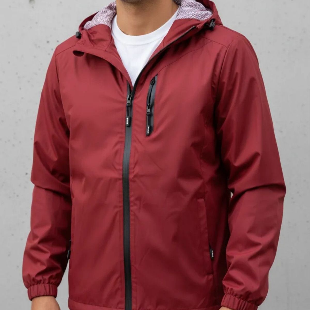 LIKE SHOP - Chaqueta Deportiva Corta Viento Impermeable. Parka Liviana 283