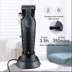 GENERICO - Maquina Kemei 2296 CortaPelo Inalambrica Con Base De Carga