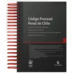 TIRANT LO BLANCH - CÓDIGO PROCESAL PENAL DE CHILE 5ª Edición 2025 / Anillado