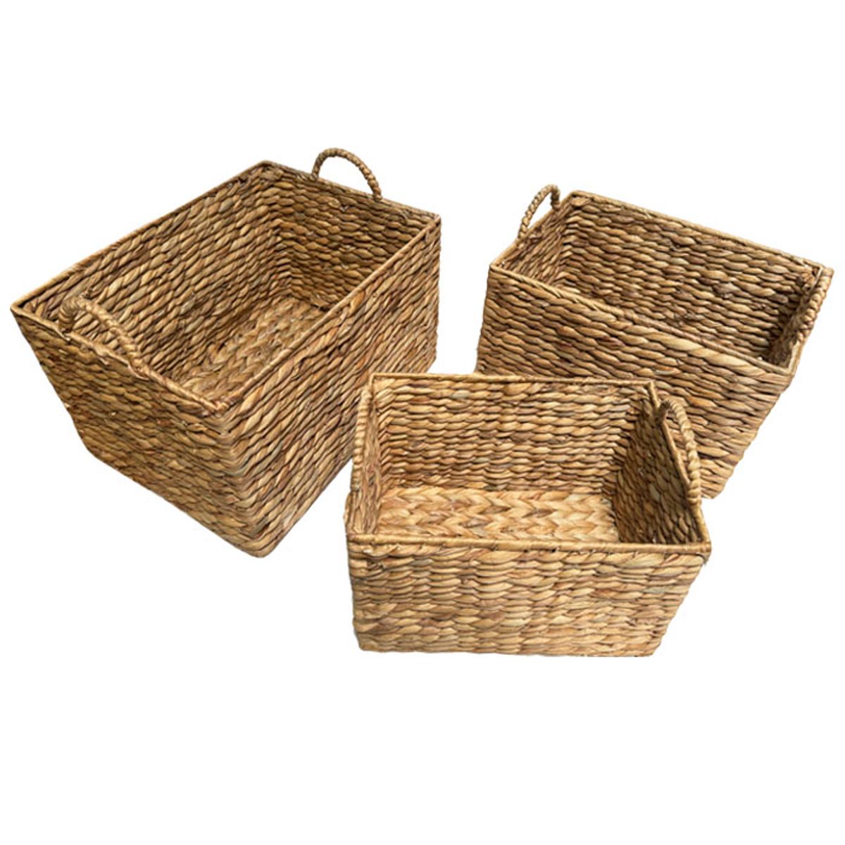 BRIC - Canasto Fibra Natural Set de 3