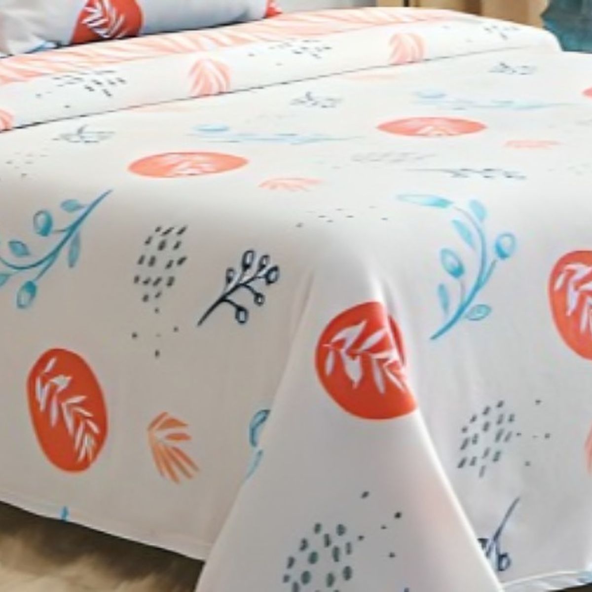 DORAL - Sábanas Polar Composé 1.5 Plazas / Ramas Coral Blanco – Doral