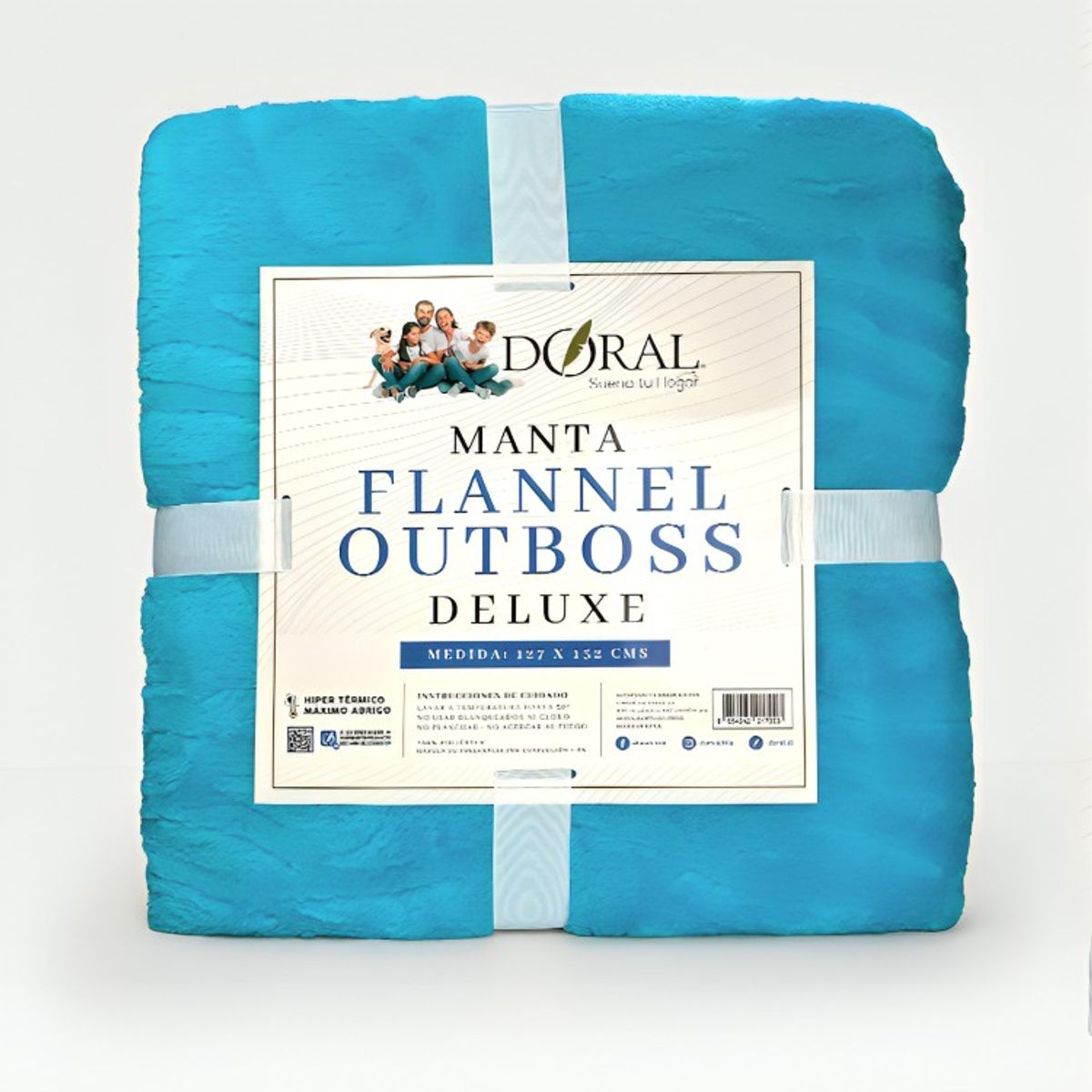 DORAL - Manta Flannel Outboss Deluxe Calipso  Doral 127×152 cm