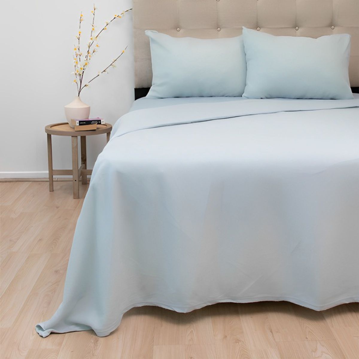 DORAL - Sábanas de Polar Composé King  Bicolor Celeste  Doral