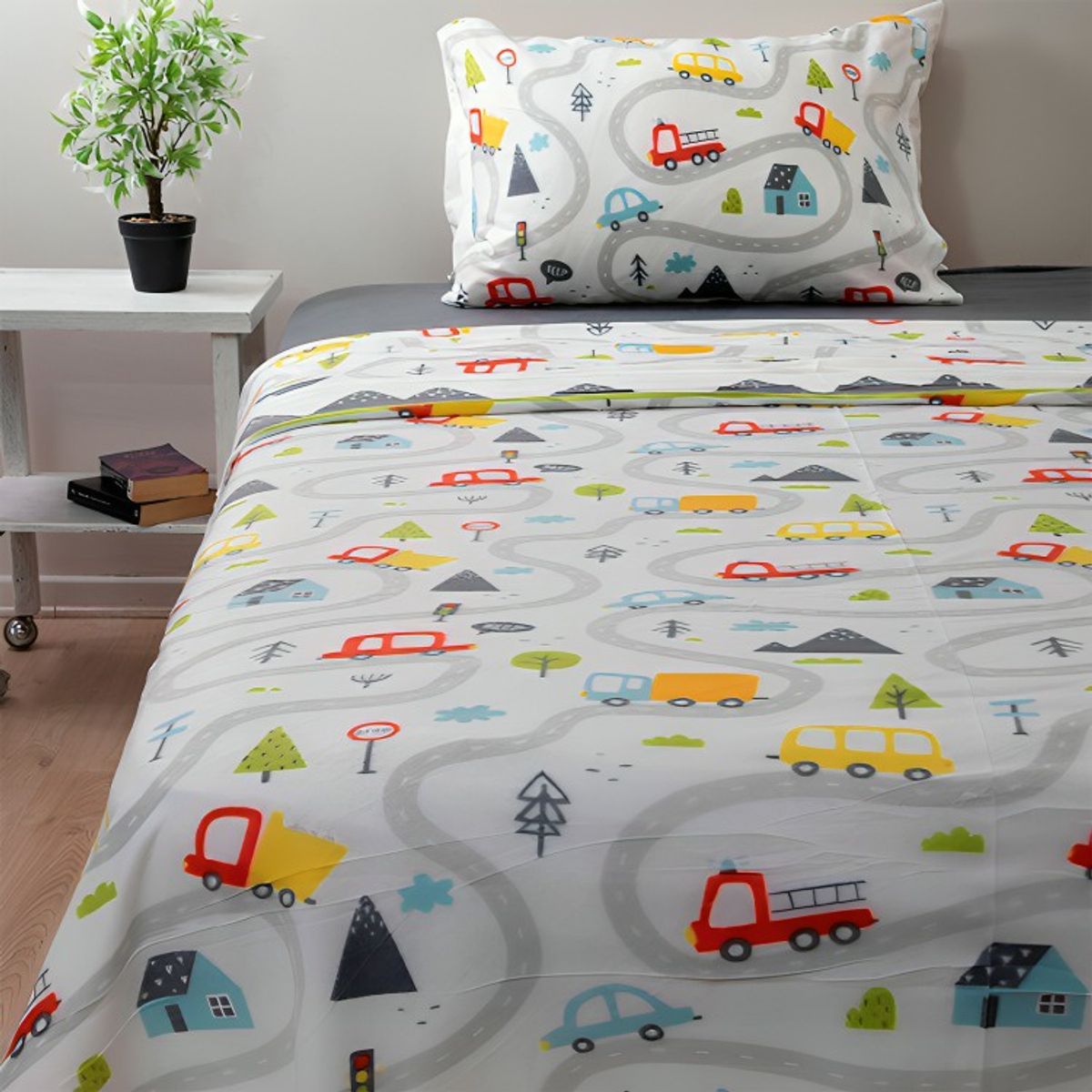 DORAL - Sábanas Polar Kids 1.5 Plazas / Autos – Doral