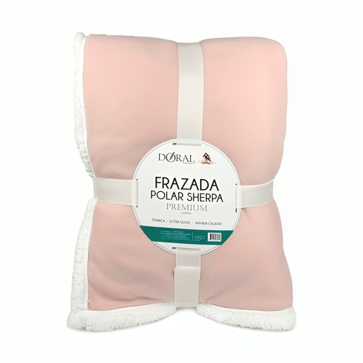 DORAL - Sábanas Polar Composé 1.5 Plazas / Bicolor Rosa – Doral 150x2200cm