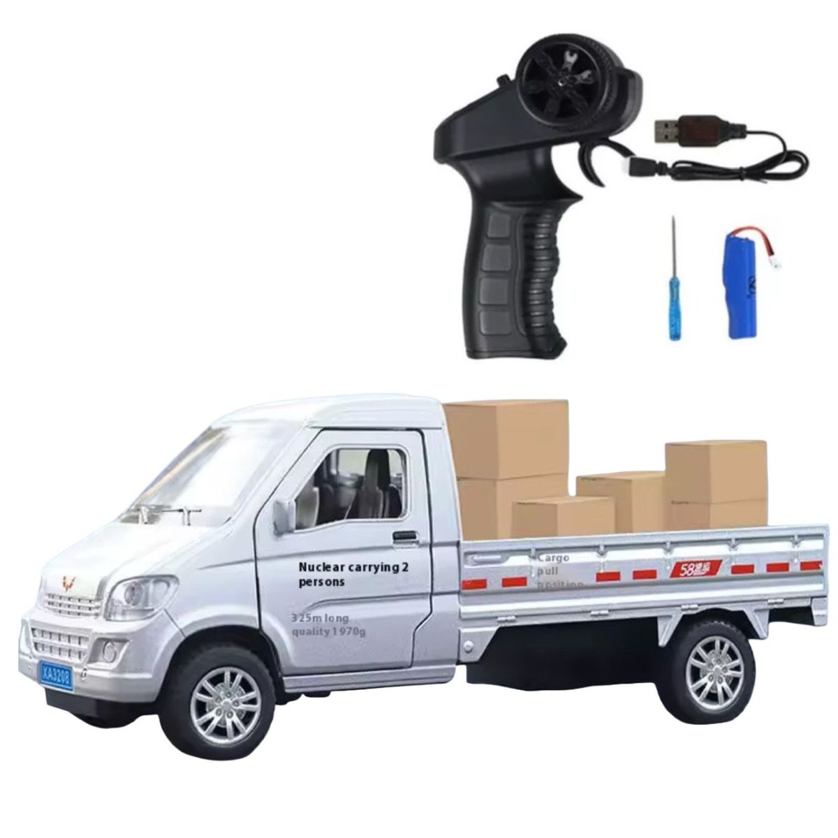 GENERICO - Camion A Control Remoto A Escala Version Furgon