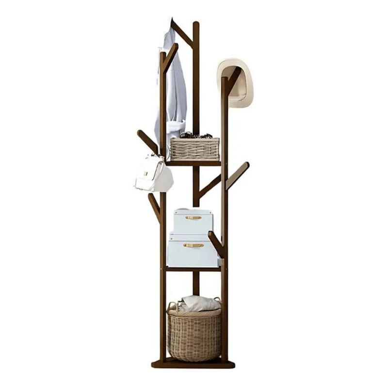 MUNDO MAGIA - Perchero Triangular Colgador Bamboo Minimalista 165x36cm