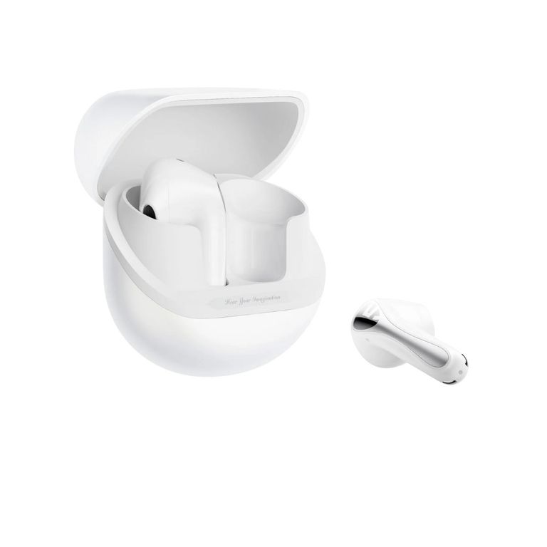 Audifonos Bluetooth Hi Res ANC ENC IPX5 Air5 Lite Blanco