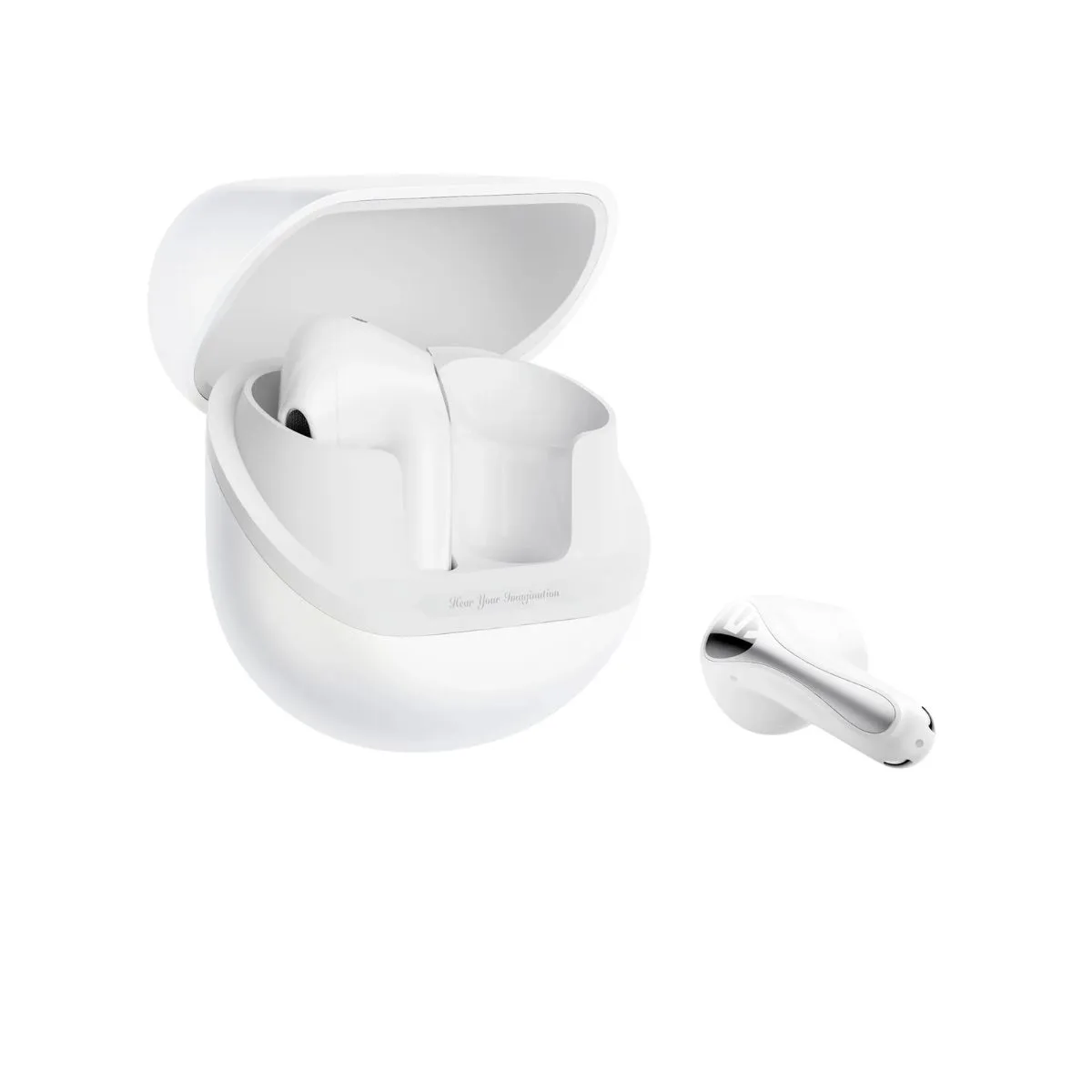 SOUNDPEATS - Audífonos Bluetooth Hi Res ANC ENC IPX5 SoundPEATS Air5 Lite Blanco