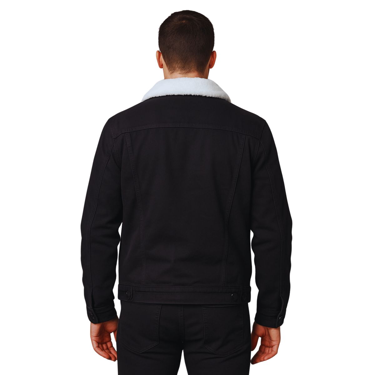 D'JOE - Chaqueta Denim Forro Polar Hombre