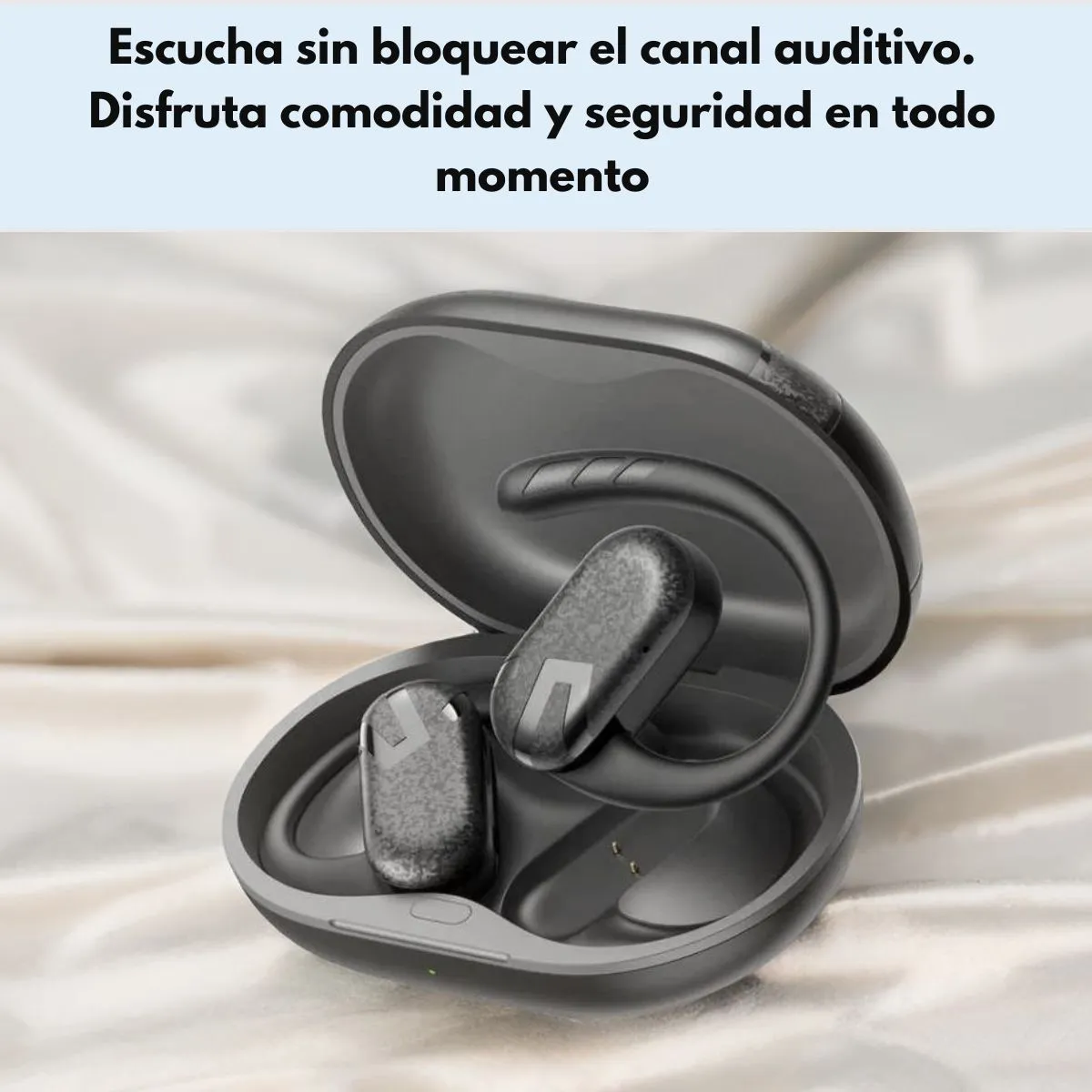 SOUNDPEATS - Audifonos Bluetooth 40hrs IPX4 Open-Ear SoundPeats Breezy